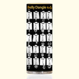 BELLY DANGLE 2S-L GOLD & SILVER