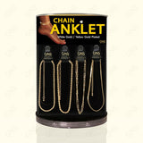 #1 CHAIN ANKLET 2S-S GOLD & SILVER (1-4)