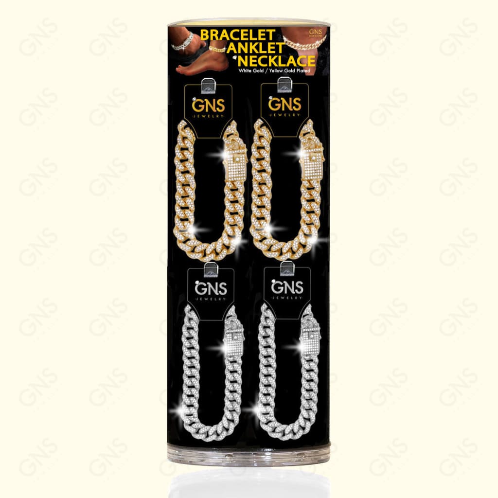 Bcs 2S-L Gold & Silver Bracelet