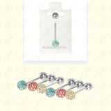 Mtr019 Crystal Ball Color Body Jewelry